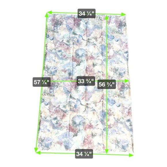 Vintage Abstract Fabric Remnants 3 pieces Retro Indoor Outdoor Stain Resistant - Picture 7 of 11